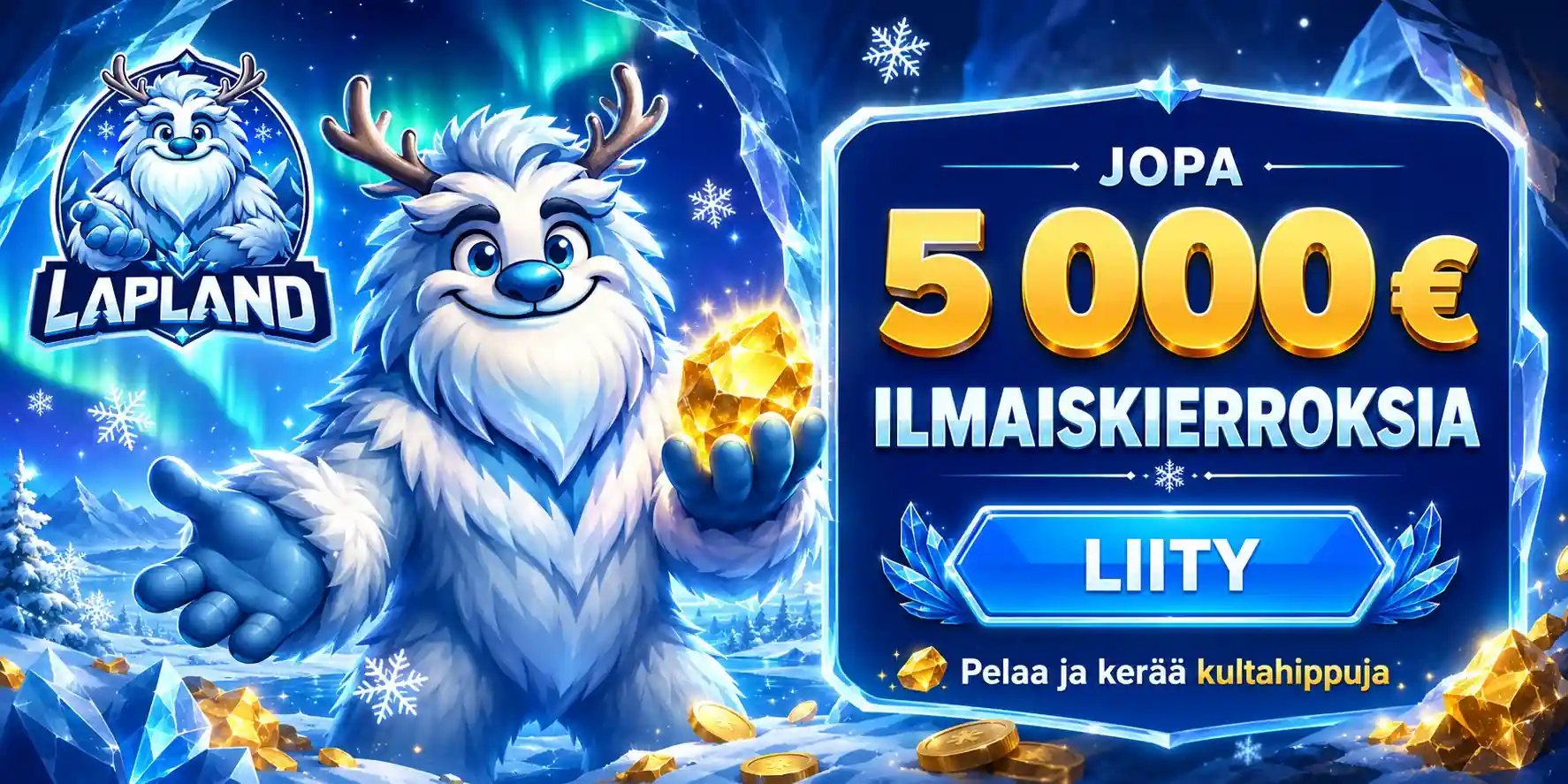 Lapland kasino ilmaisia kierroksia ja bonuksia pelaajille